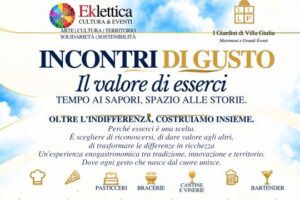 Incontri di Gusto a Sant’Anastasia, evento di gastronomia, inclusione sociale e solidarietà ai Giardini di Villa Giulia