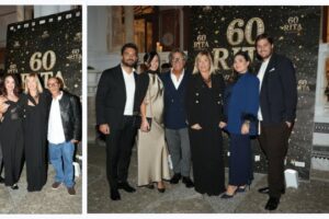 Rita Mazzocchi festeggia il sessantesimo compleanno con la famiglia e gli amici a Villa Domi.