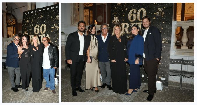 Rita Mazzocchi festeggia il sessantesimo compleanno con la famiglia e gli amici a Villa Domi.