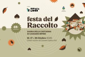 Festa del Raccolto 2026 a Cassano Irpino, programma della 48ª Sagra della Castagna.
